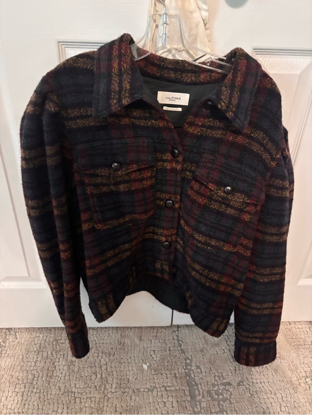 Isabel Marant plaid jacket size women’s 42